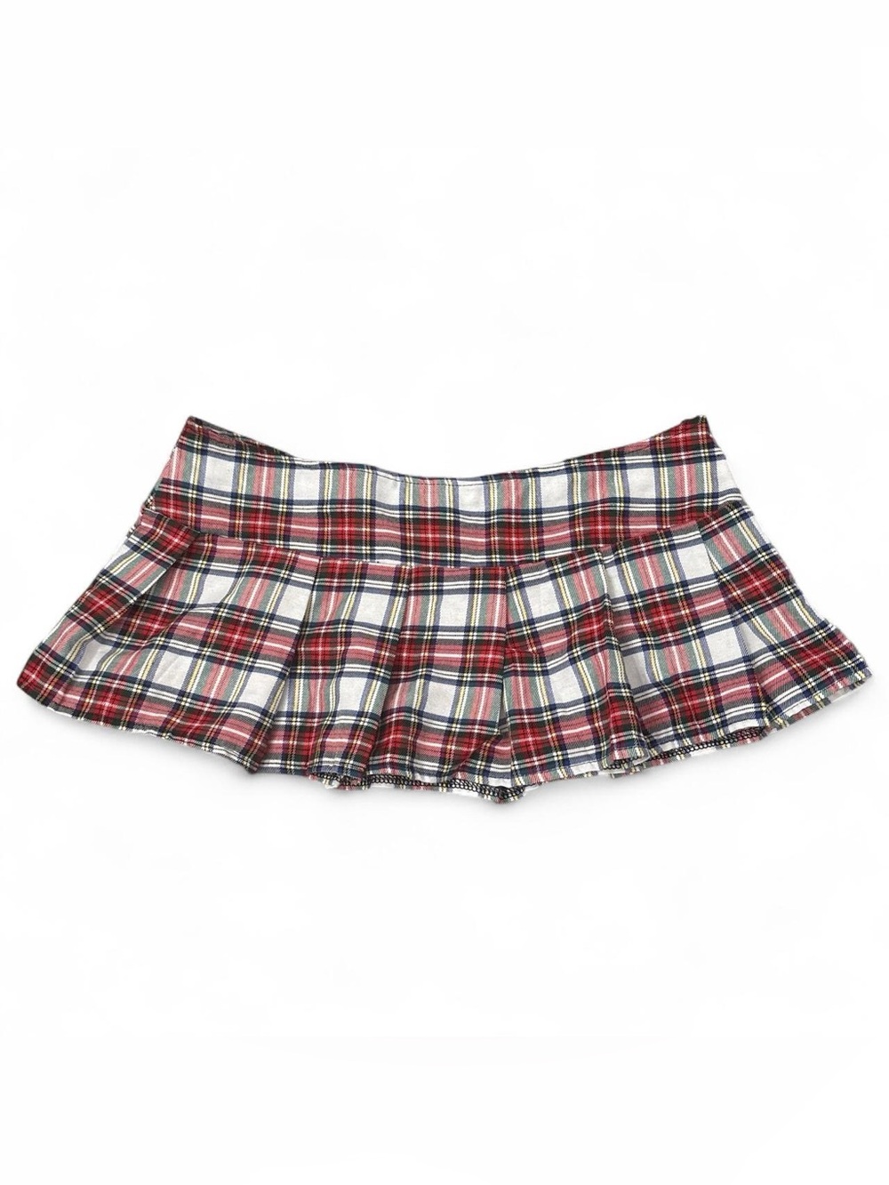 NWT AvidLove Plaid Pleated Mini Skirt Vintage Y2K